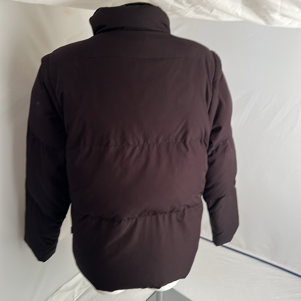 Calvin Klein vintage Y2K black fleece lined convertible puffer coat - Picture 3 of 14